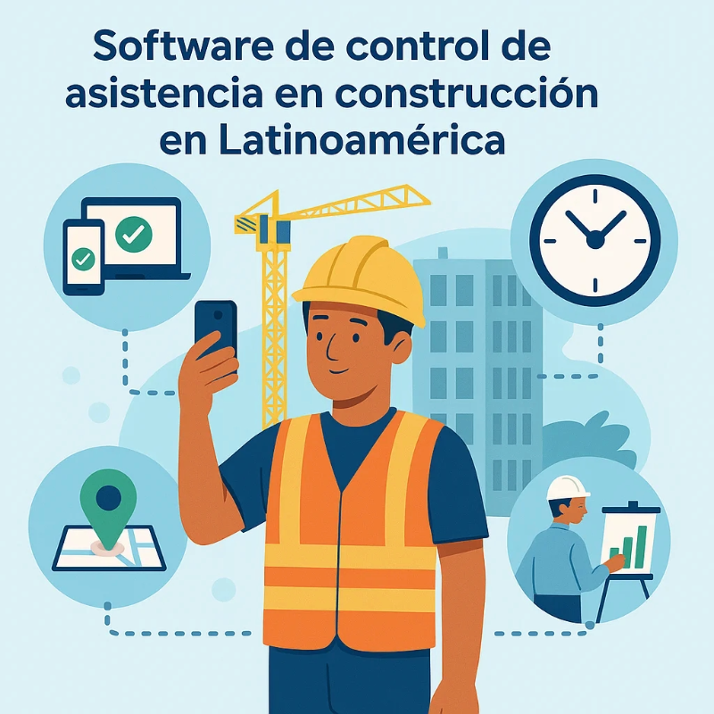 Software de control de asistencia en construcción en Latinoamérica