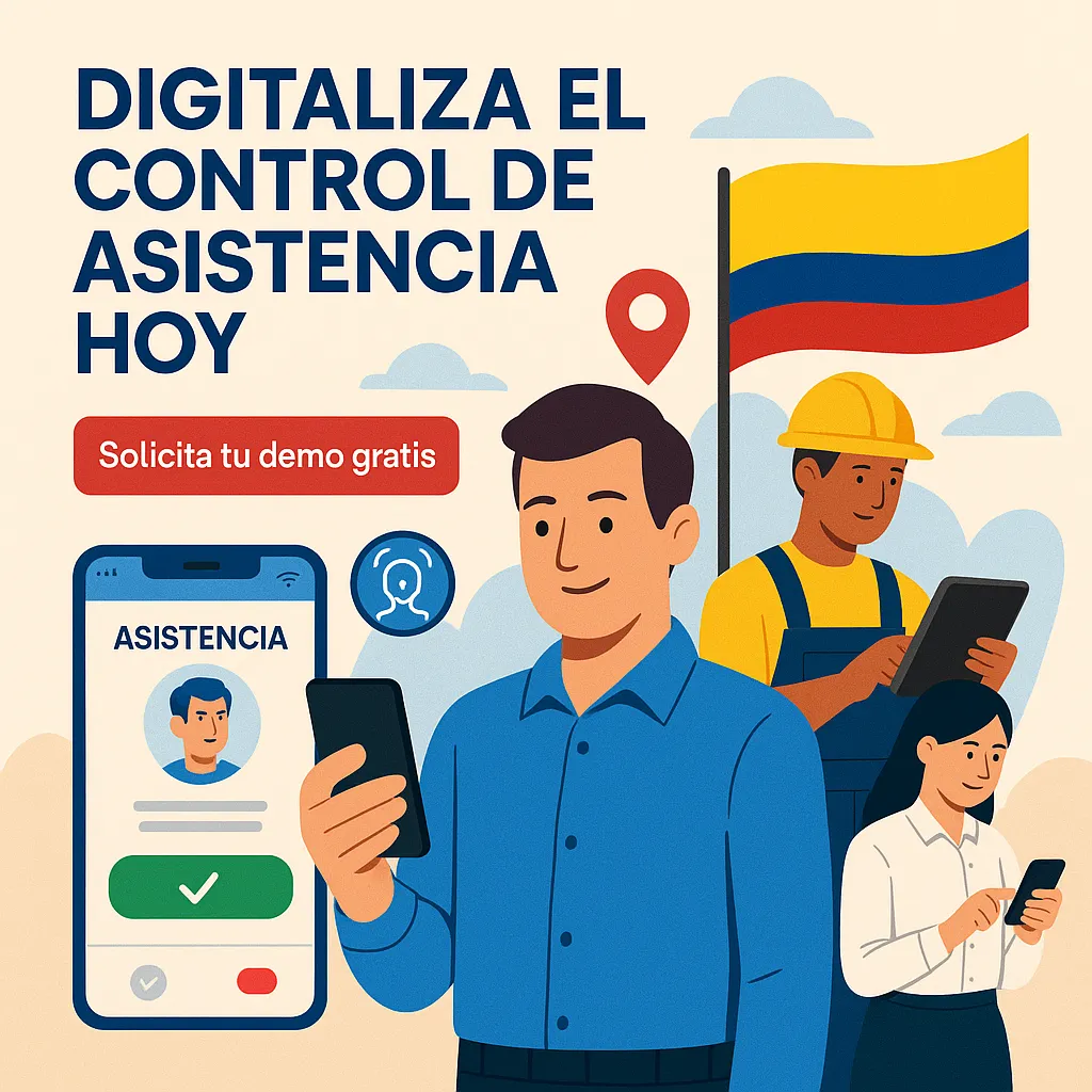 Software para control de asistencia laboral en Colombia