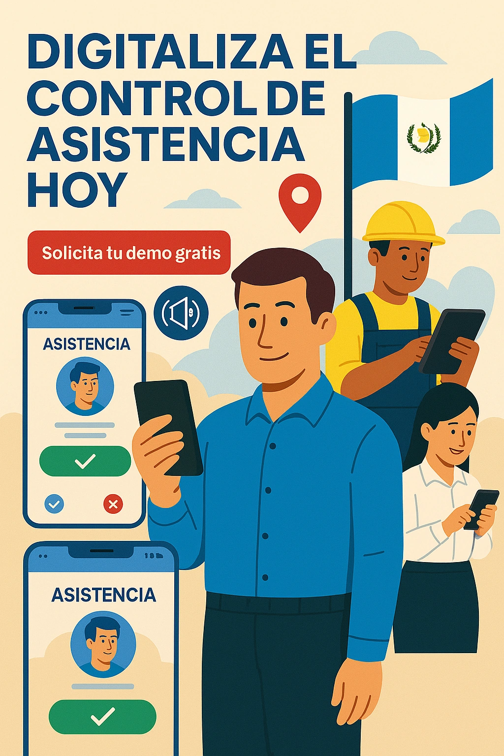 Software de control de asistencia para empresas en Guatemala