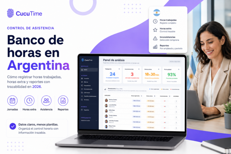 Banco de horas en Argentina: cómo registrar horas trabajadas y compensadas
