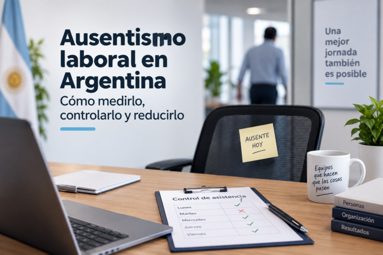 Ausentismo laboral en Argentina: cómo medirlo, controlarlo y reducirlo