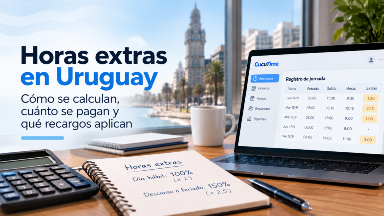 Horas extras en Uruguay: cómo se calculan, cuánto se pagan y qué límites tienen