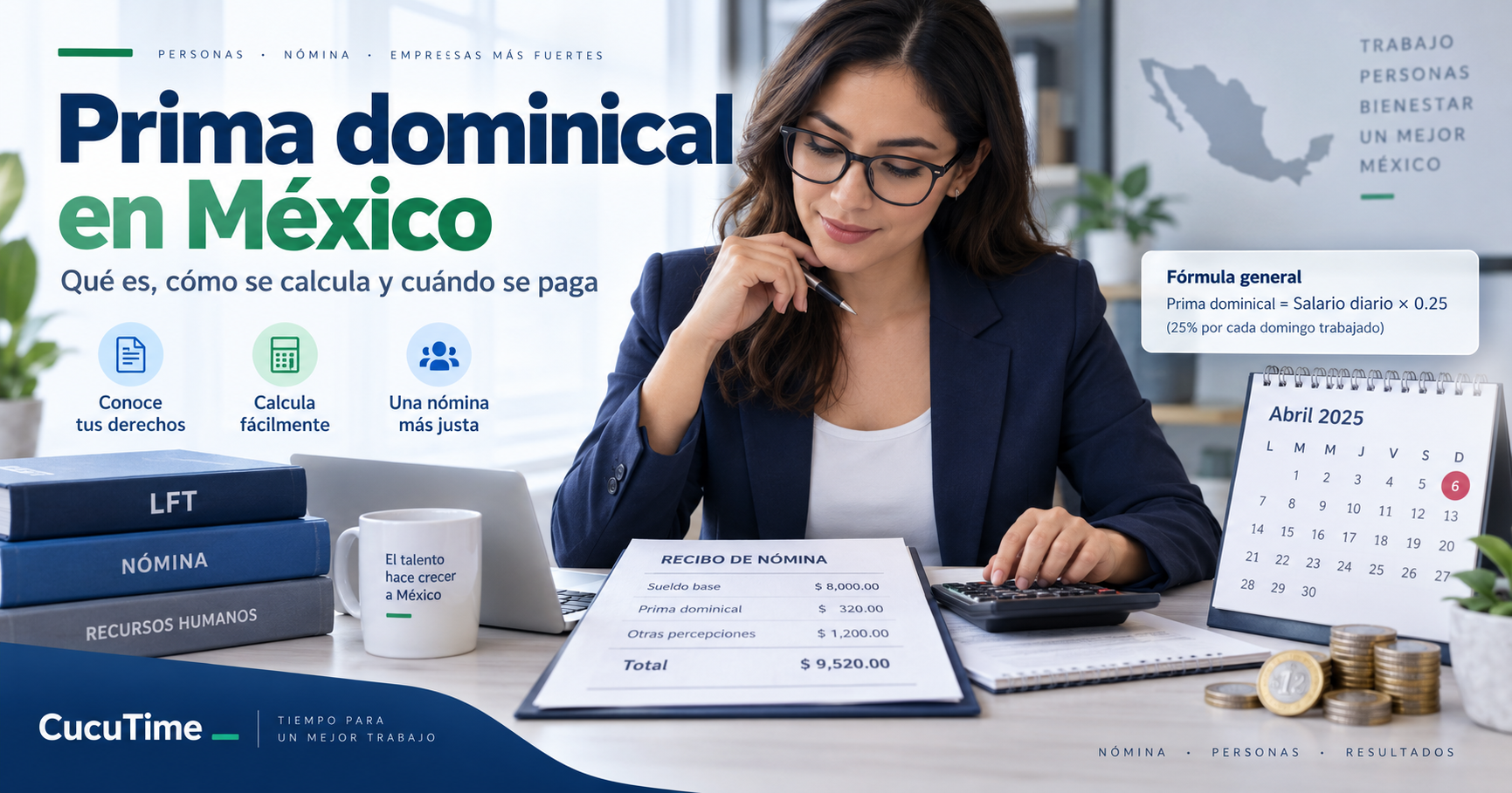 Prima dominical en México: qué es, cómo se calcula y cuándo se paga