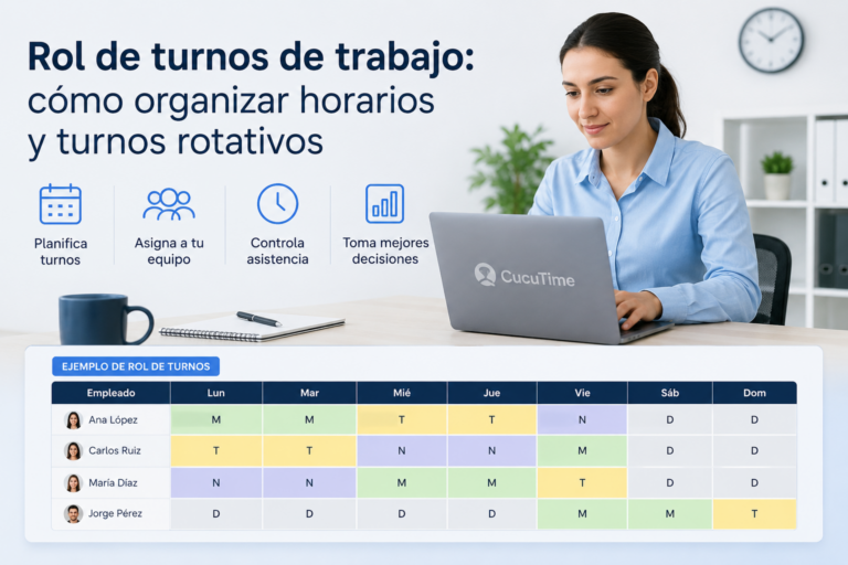 Rol de turnos de trabajo: cómo organizar horarios y turnos rotativos