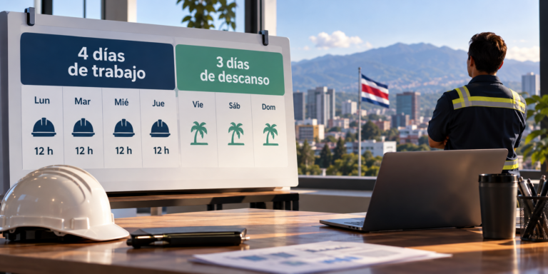 Jornada 4×3 en Costa Rica: cómo funcionaría y cuál es el estado del proyecto
